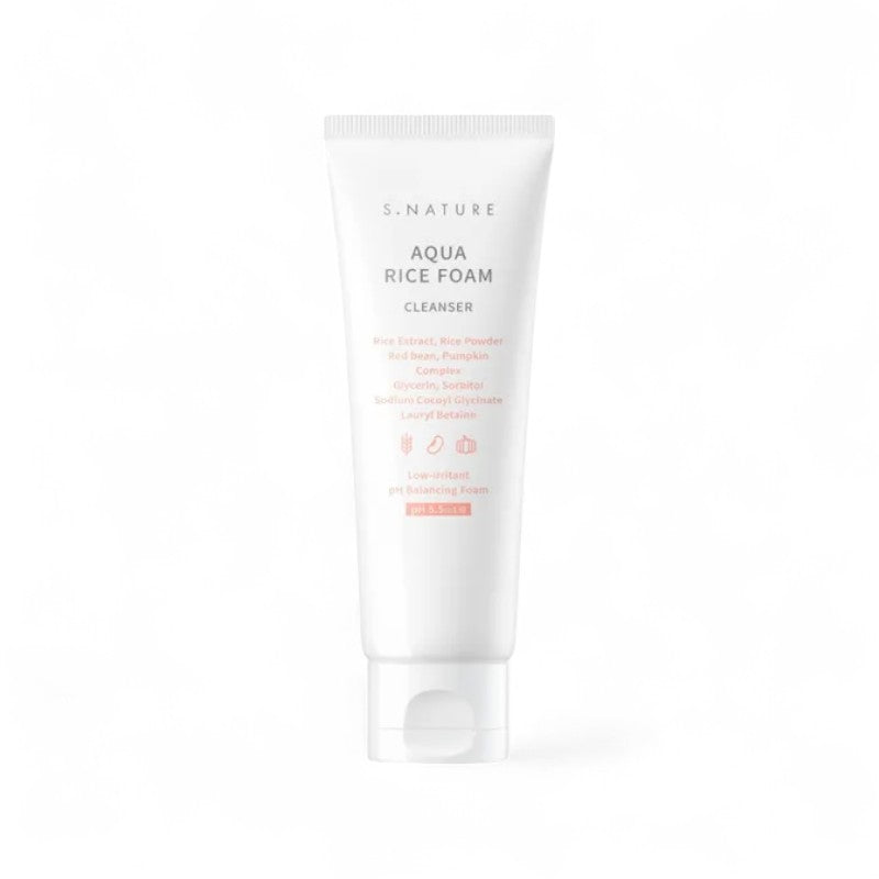 S.NATURE Aqua Rice Foam Cleanser 80ml