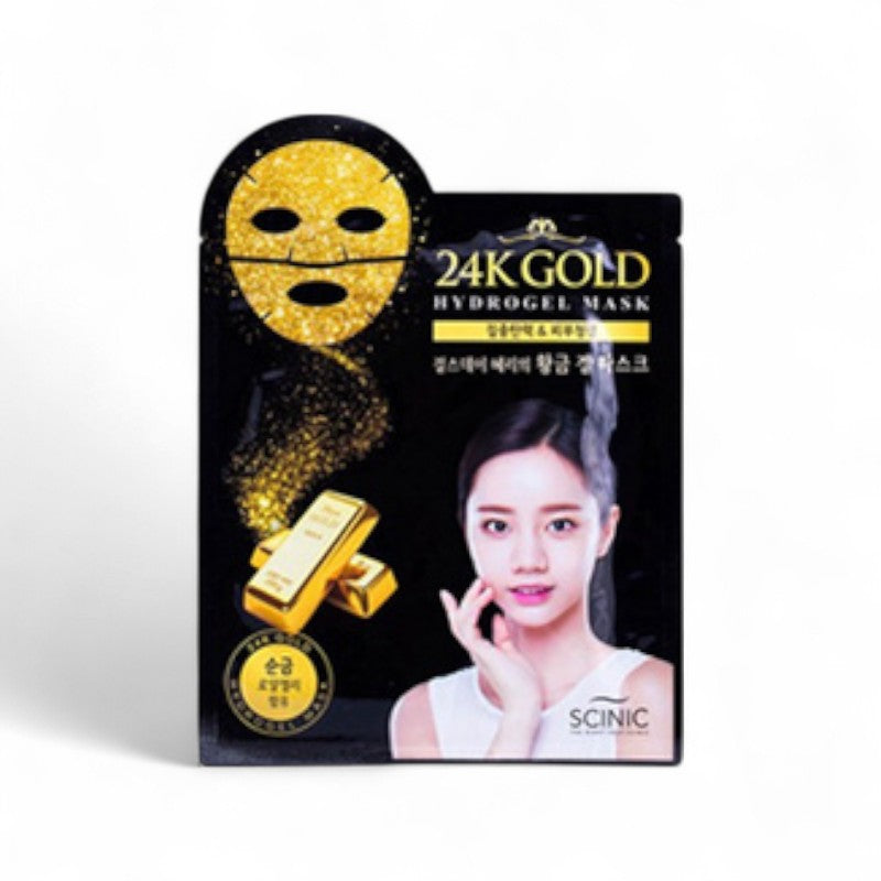 SCINIC Hydrogel Mask 1pc (4 Types) 24K Gold