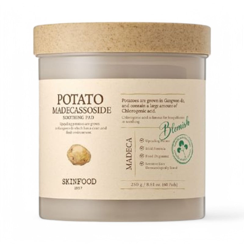 SKINFOOD Potato Madecassoside Soothing Pad 60 patches
