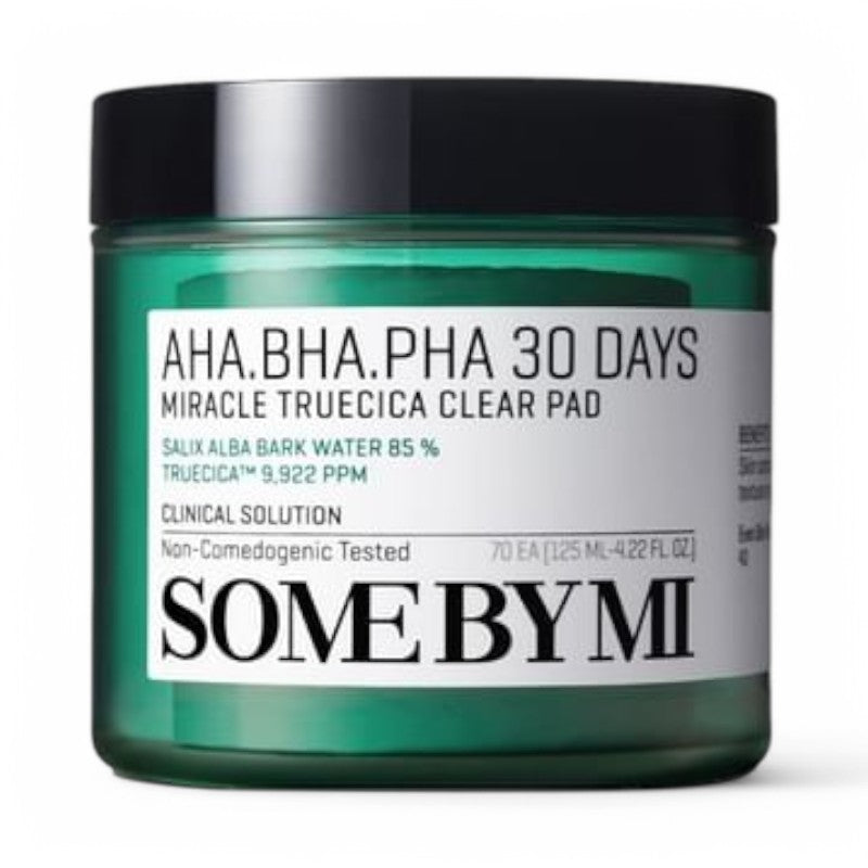 SOME BY MI AHA, BHA, PHA 30 Days Miracle Truecica Clear Pad 2024 Version - 70 pcs