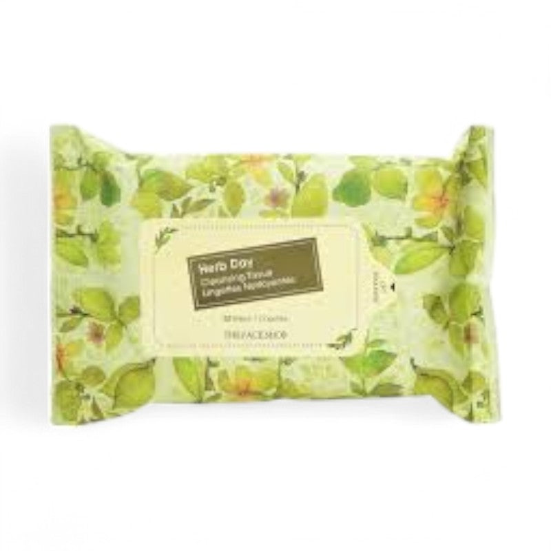 THE FACE SHOP Herb Day Cleansing Tissue Handy Pack 20 sheets