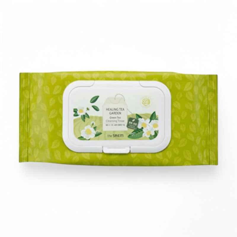 The Saem Healing Tea Garden Green Tea Cleansing Tissue 60 pcs