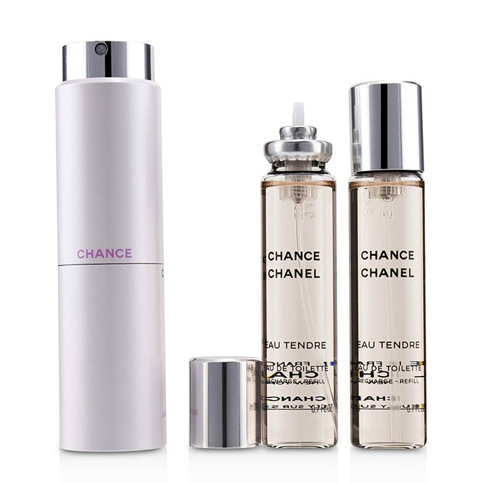Chanel Chance Eau Tendre Twist & Spray Eau De Toilette 126300 3x20ml/0.7oz