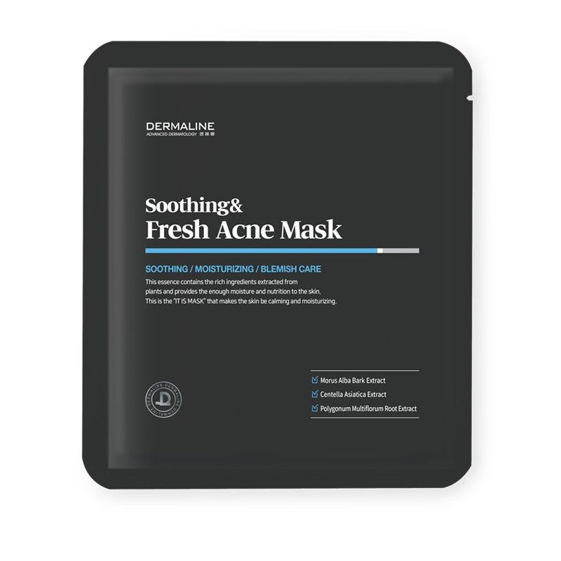 Dermaline SOOTHING & FRESH ACNE MASK 35g x 10pcs
