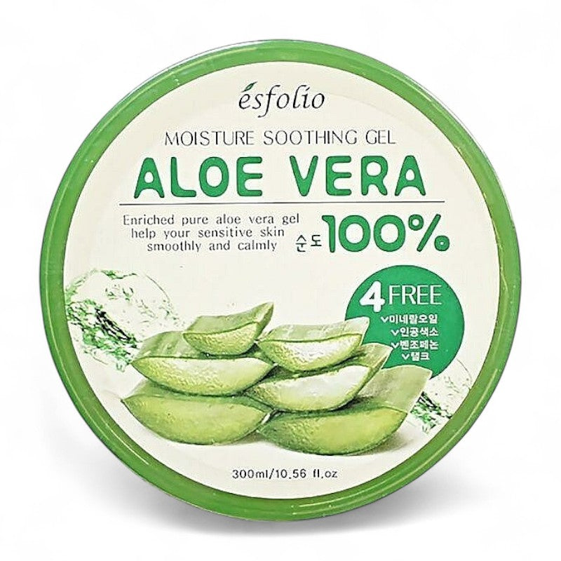 esfolio Moisture Soothing Gel Aloe Vera 100% 300ml