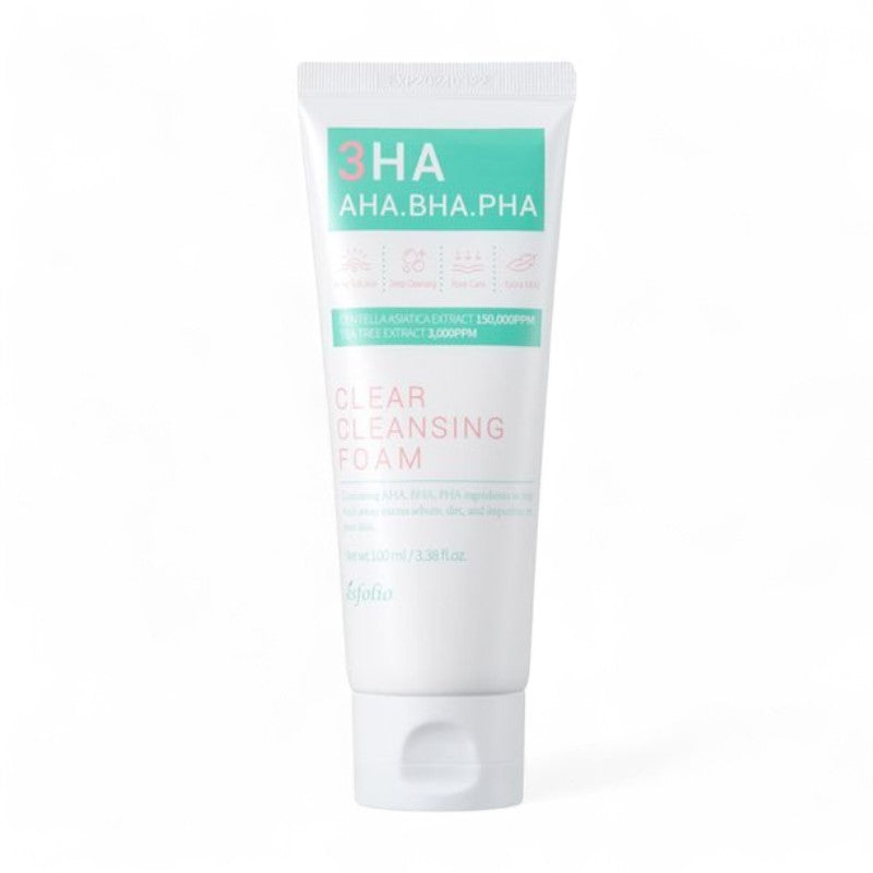 esfolio 3HA Clear Cleansing Foam 100ml
