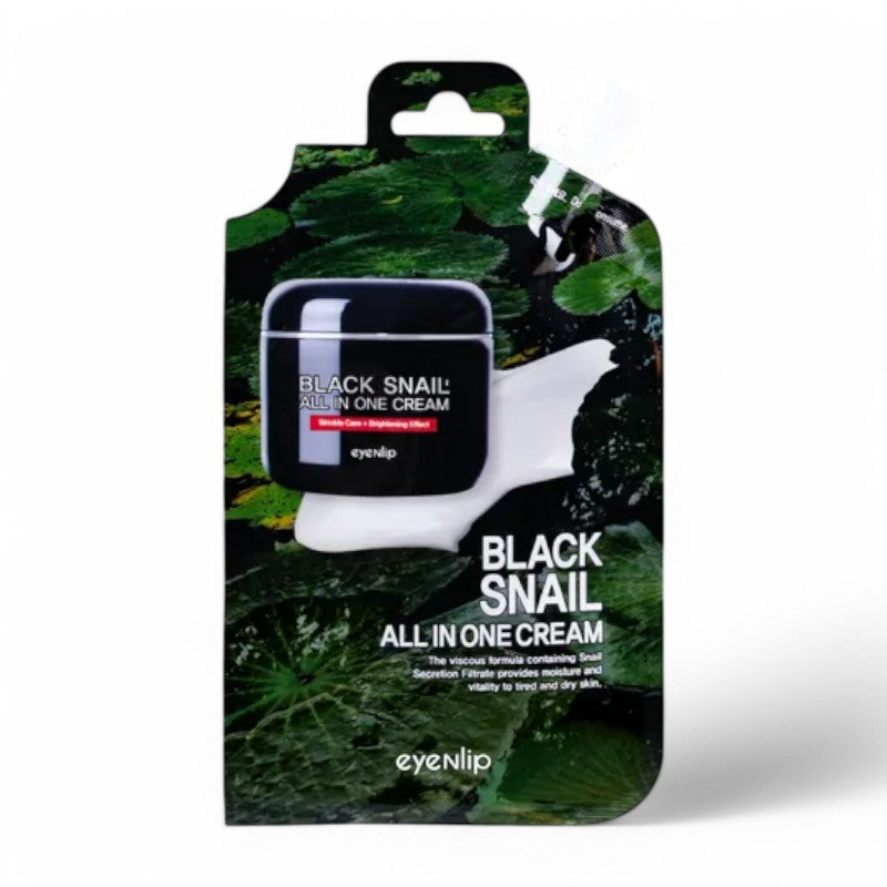 eyeNlip Black Snail All In One Cream Spout Pouch Set 25g x 10 pcs