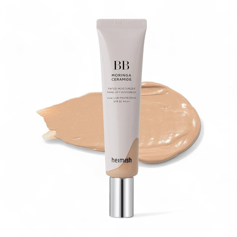 heimish Moringa Ceramide BB Cream - 8 Colors 2023 Version -