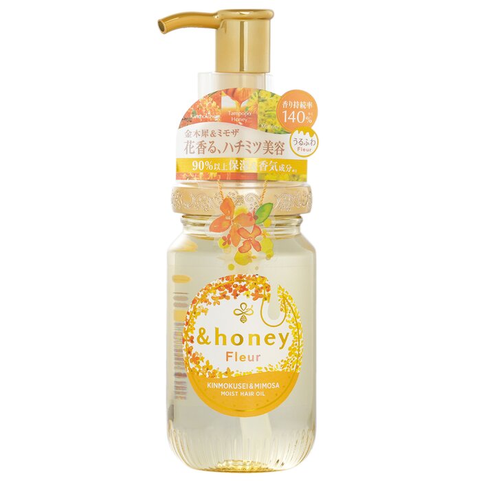 &honey Fleur Kinmokusei & Mimosa Moist Hair Oil 895067 100ml
