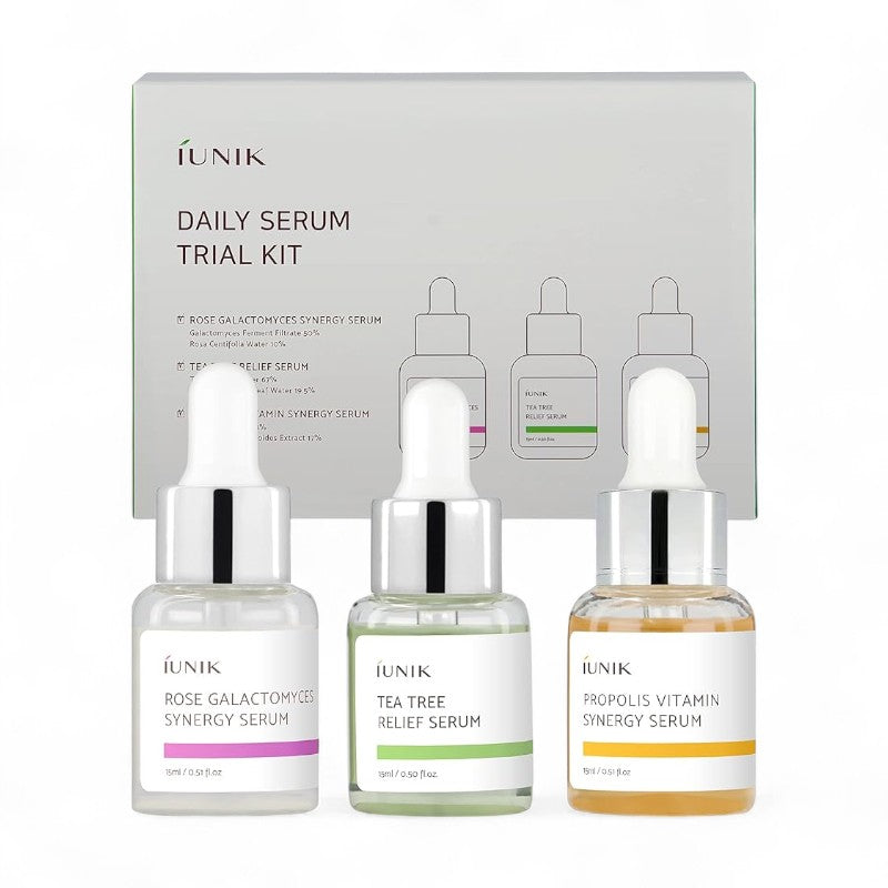 iUNIK Daily Serum Trial Kit Renewed - 3 pcs