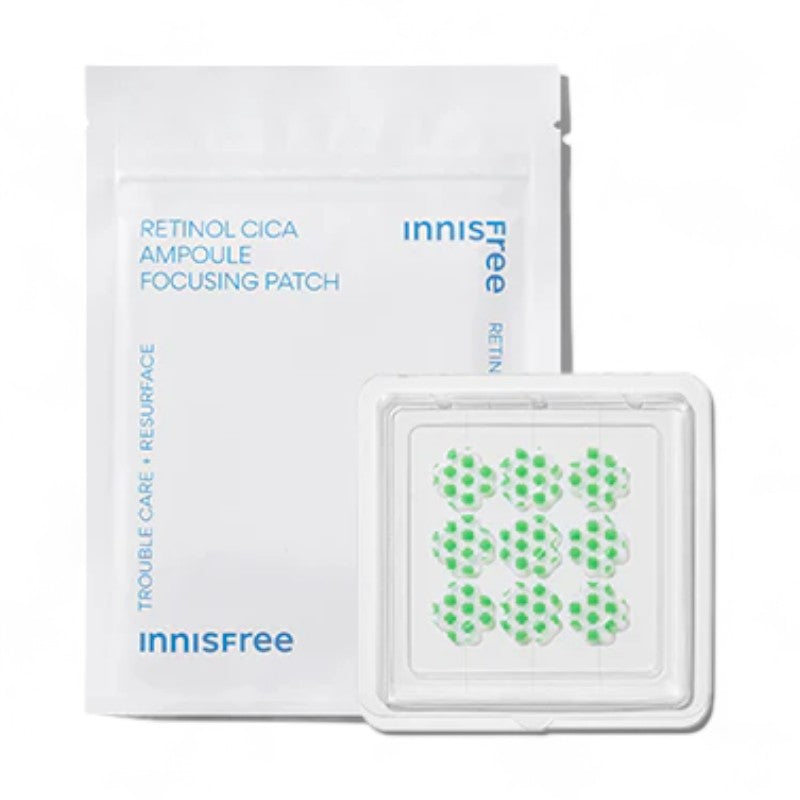 innisfree Retinol Cica Ampoule Focusing Patch Renewal Version - 9 patches