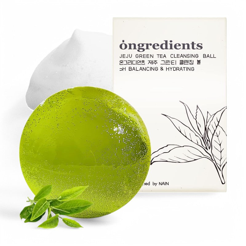 ongredients Jeju Green Tea Cleansing Ball 110g x 1 pc