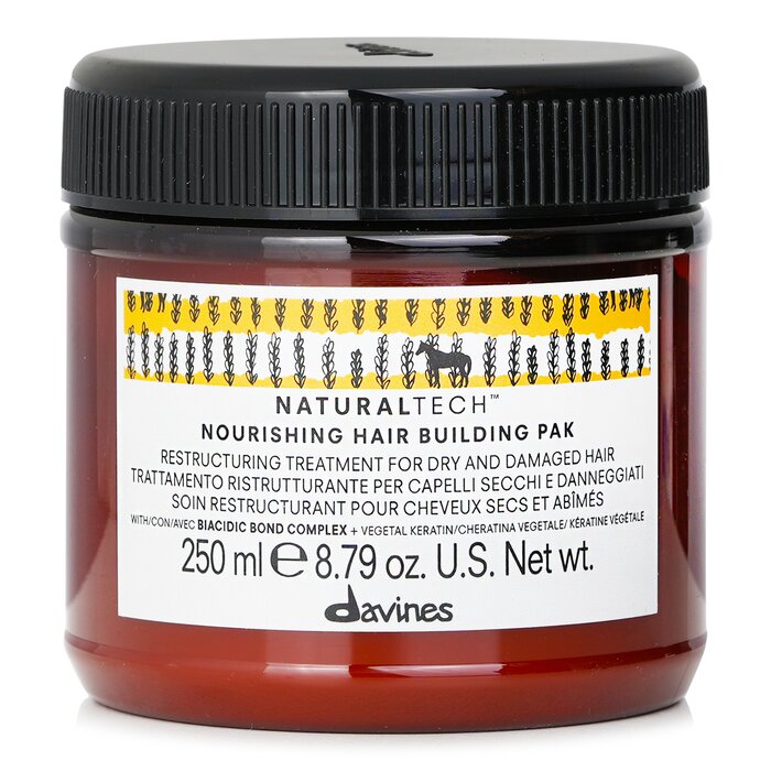 Davines Natural Tech Nourishing Hair Building Pak (For Dry, Damaged Hair) 250ml