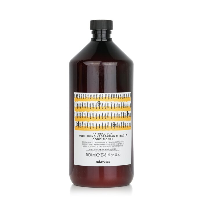 Davines Natural Tech Nourishing Vegetarian Miracle Conditioner (For Dry and Brittle Hair) 1000ml