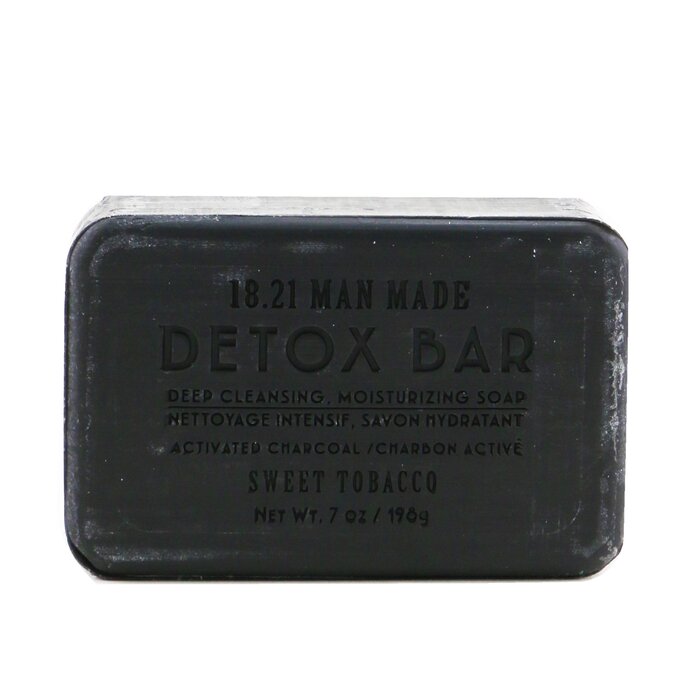 18.21 Man Made Detox Bar - Deep Cleansing, Moisturizing Soap - 