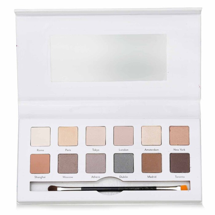 Cargo Around the World Eye Shadow Palette (12x Eye Shadow, 1x Shadow Brush) 12x0.8g