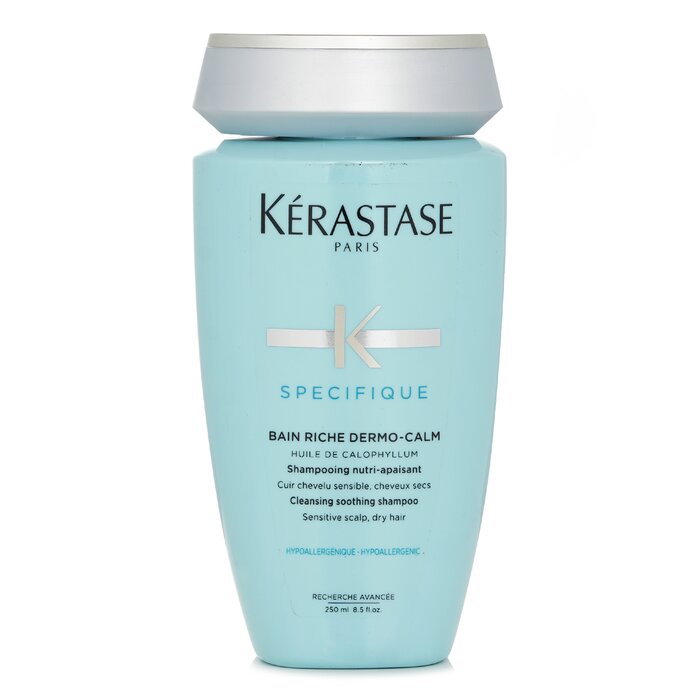 Kerastase Specifique Bain Riche Dermo-Calm Cleansing Soothing Shampoo (Sensitive Scalp, Dry Hair) 250ml