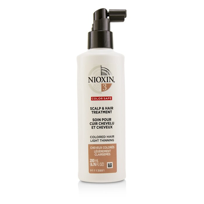 Nioxin Diameter System 3 Scalp &amp; Hair Treatment (Colored Hair, Light Thinning, Color Safe) 200ml