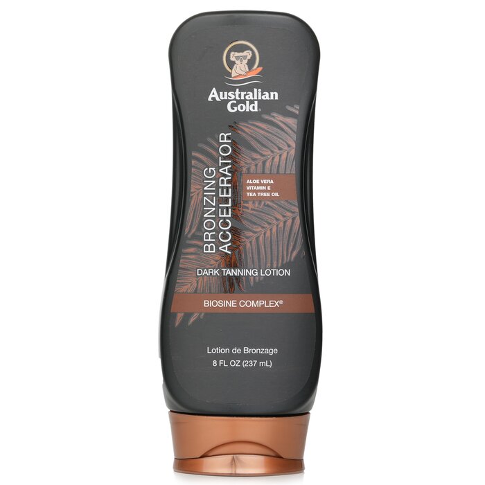 Australian Gold Dark Tanning Accelerator Lotion With Bronzers 237ml