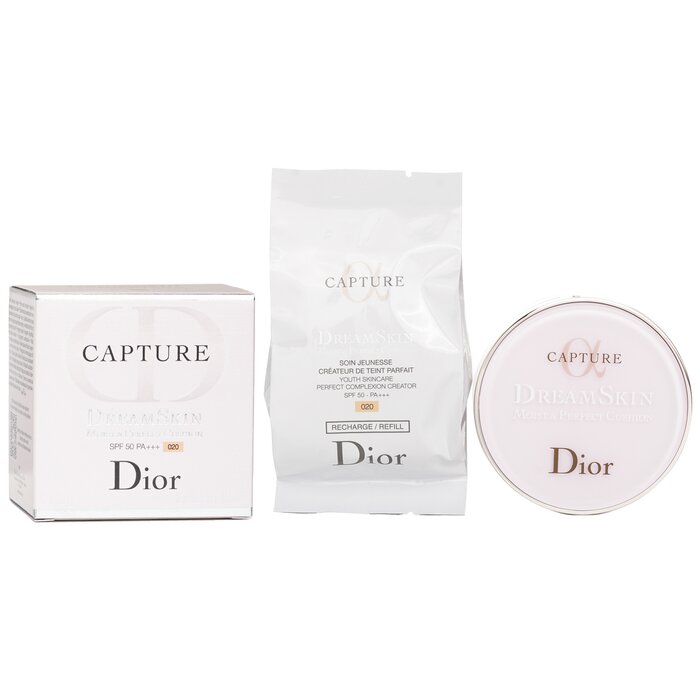 Christian Dior Capture Dreamskin Moist &amp; Perfect Cushion SPF 50 With Extra Refill - 