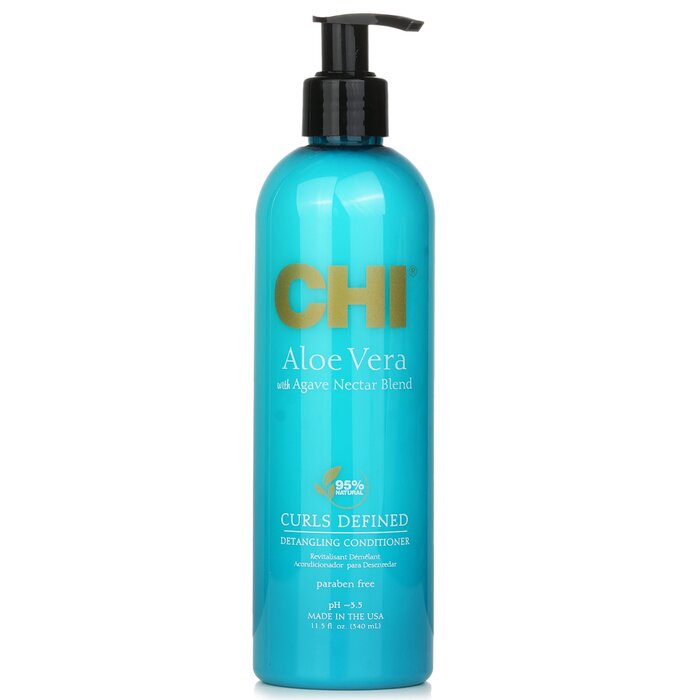 CHI Aloe Vera with Agave Nectar Curls Defined Detangling Conditioner 340ml