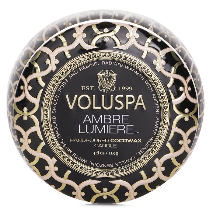 Voluspa Mini Tin Candle - Ambre Lumiere 113g