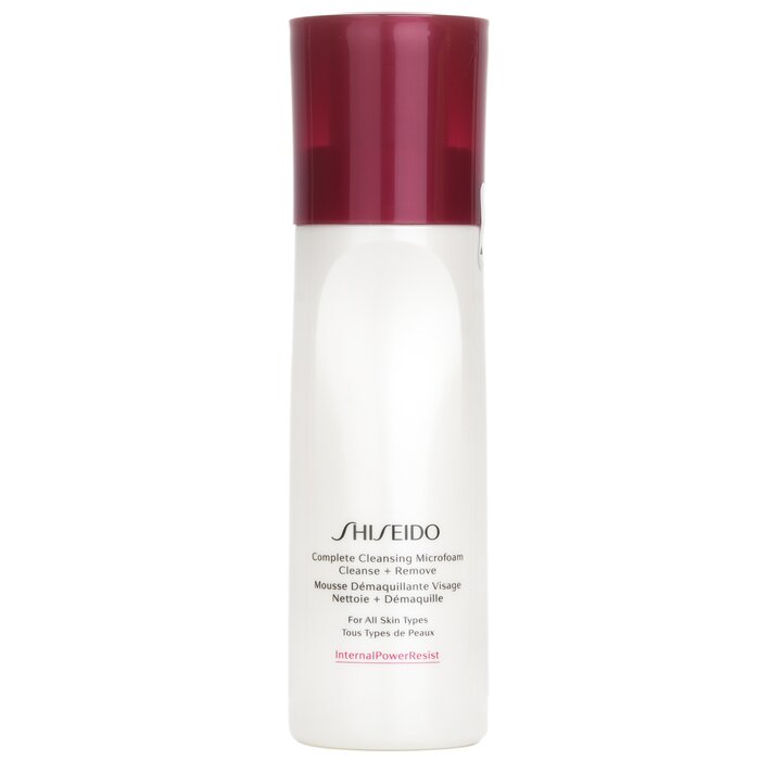 Shiseido InternalPowerResist Complete Cleansing Microfoam Cleanse + Remove - For All Skin Types 180ml