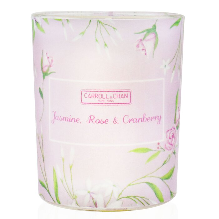 Carroll &amp; Chan 100% Beeswax Votive Candle - Jasmine Rose Cranberry 65g