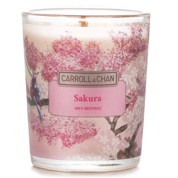 Carroll &amp; Chan 100% Beeswax Votive Candle - Sakura 65g