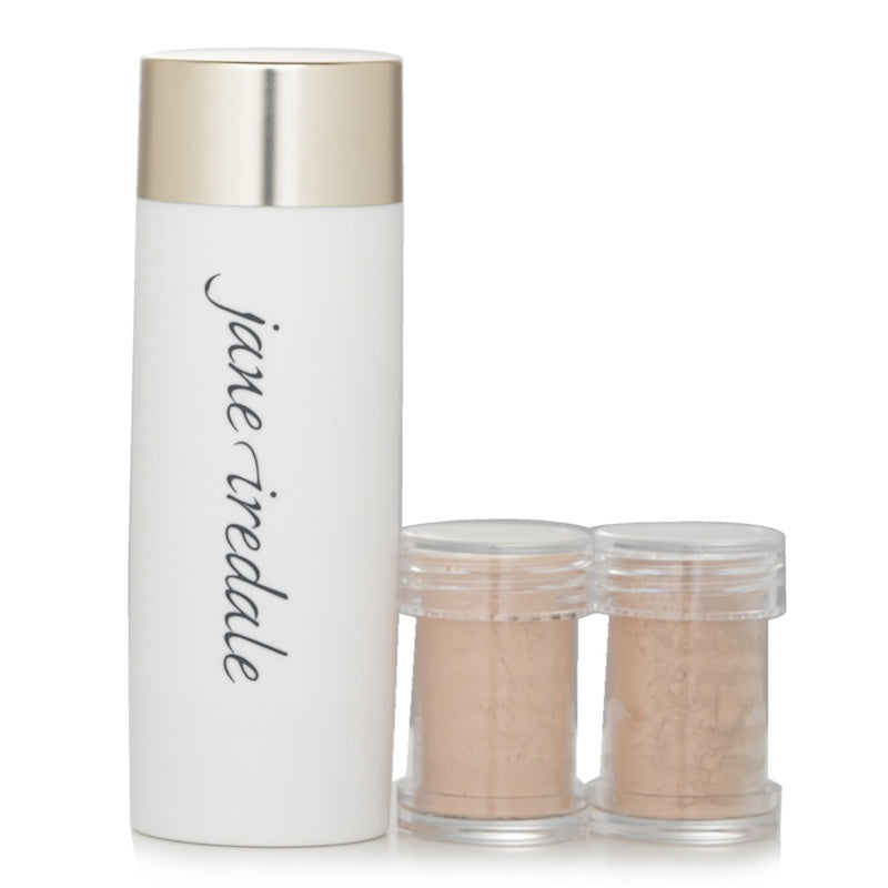 Jane Iredale Powder Me Refillable Brush (1x Brush, 2x Refills) - Nude 2x2.5g