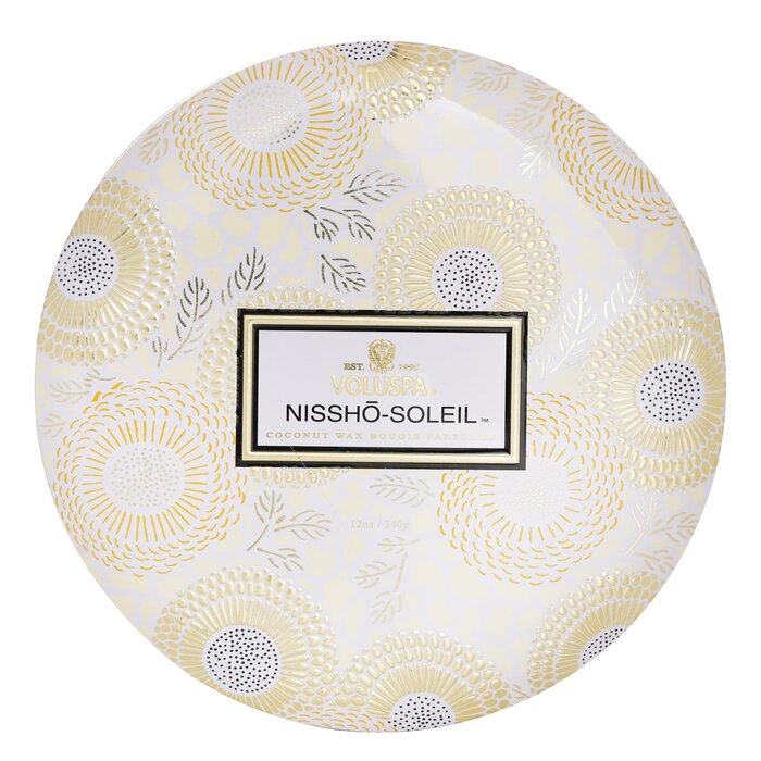 Voluspa 3 Wick Decorative Tin Candle - Nissho Soleil 340g