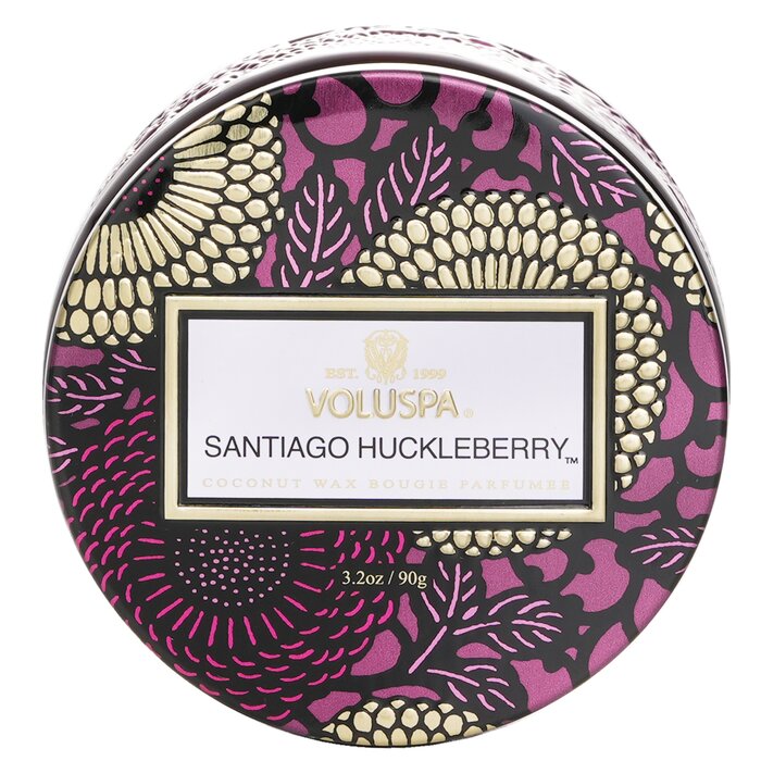 Voluspa Petite Jar Candle - Santiago Huckleberry 90g