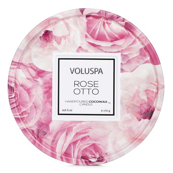 Voluspa 2 Wick Tin Candle - Rose Otto 170g