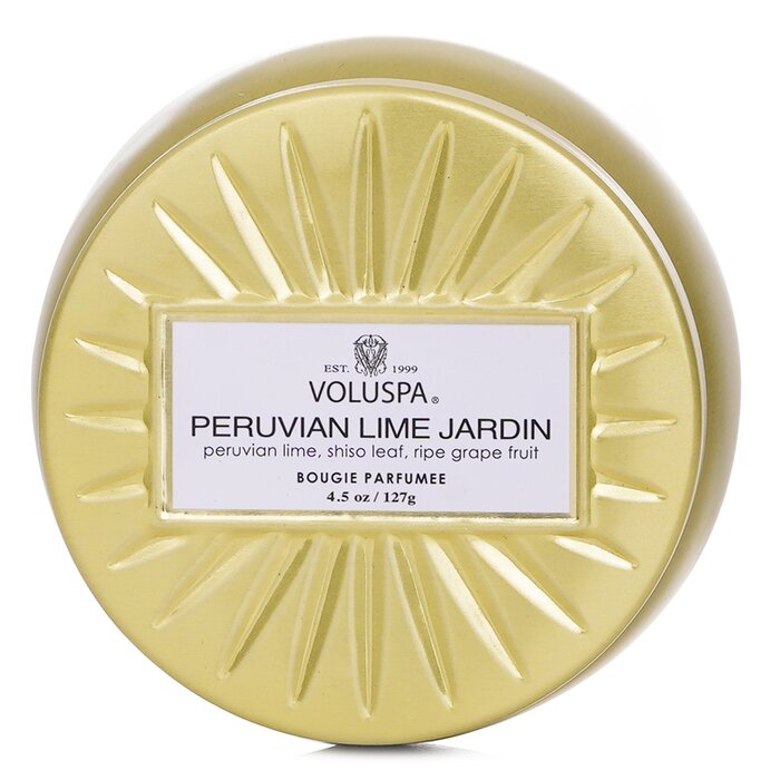 Voluspa Mini Tin Candle - Peruvian Lime Jardin 127g