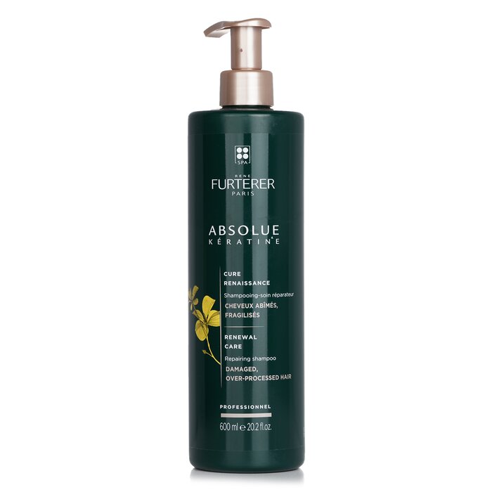 Rene Furterer Absolue Kèratine Renewal Care Repairing Shampoo - Damaged, Over-Processed Hair (Salon Product) 600ml