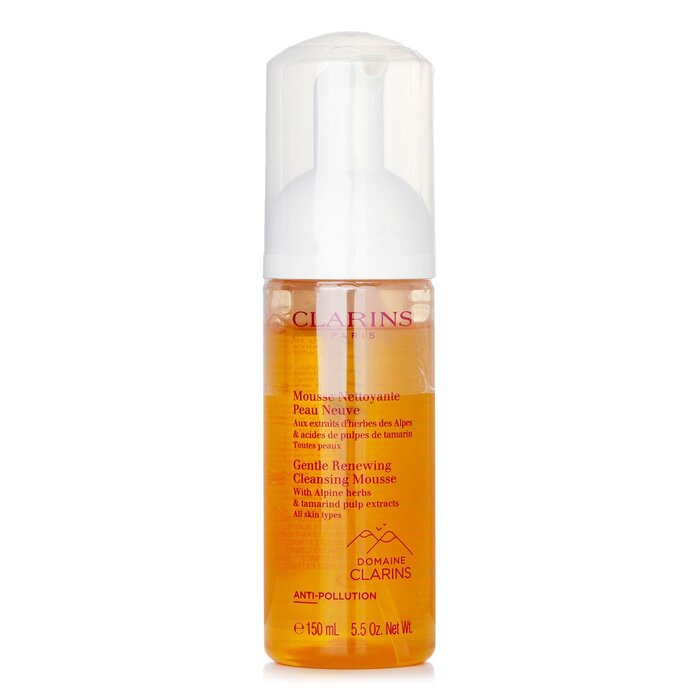 Clarins Gentle Renewing Cleansing Mousse with Alpine Herbs &amp; Tamarind Pulp Extracts 150ml