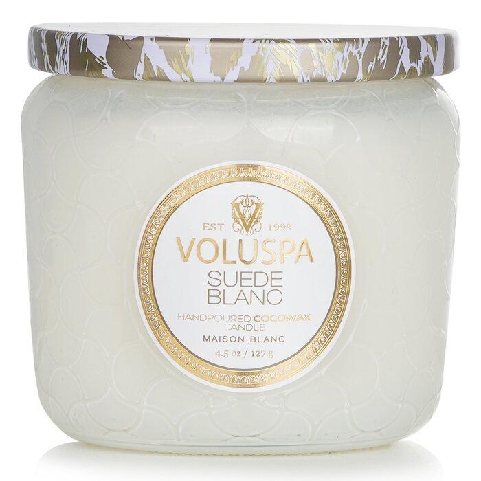 Voluspa Petite Jar Candle - Suede Blanc 127g