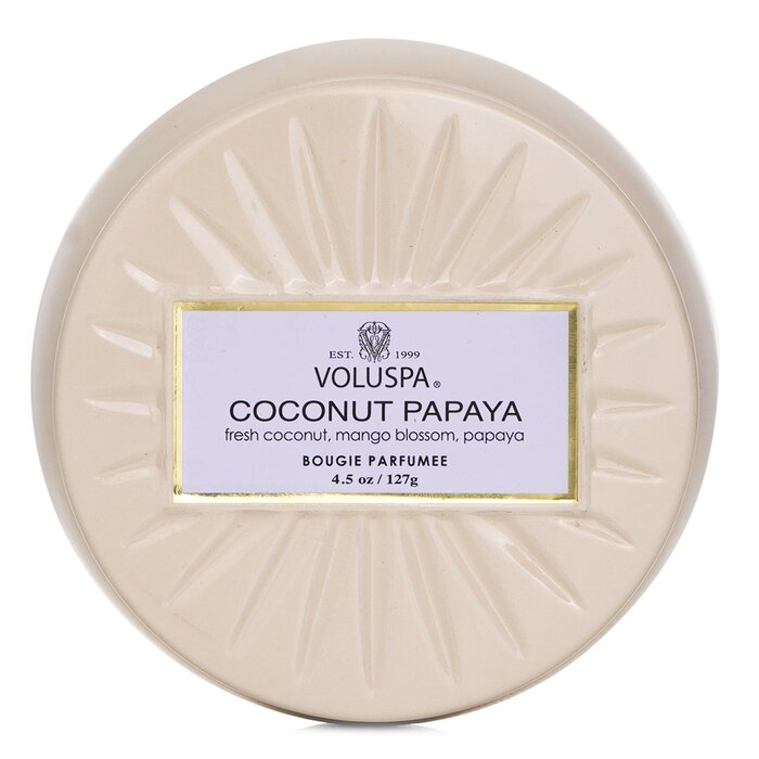Voluspa Mini Tin Candle - Coconut Papaya 127g
