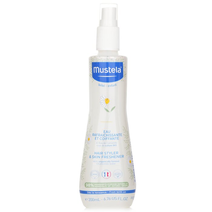Mustela Hair Styler &amp; Skin Refreshener - With Organically Farmed Chamomile Water 200ml