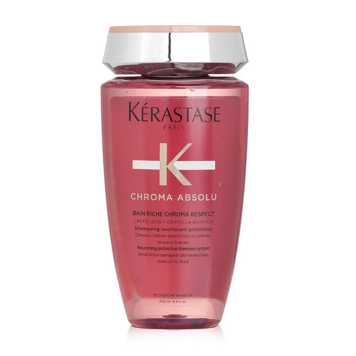 Kerastase Chroma Absolu Bain Riche Chroma Respect Shampoo (For Sensitized or Damaged Color-Treated Hair) 250ml
