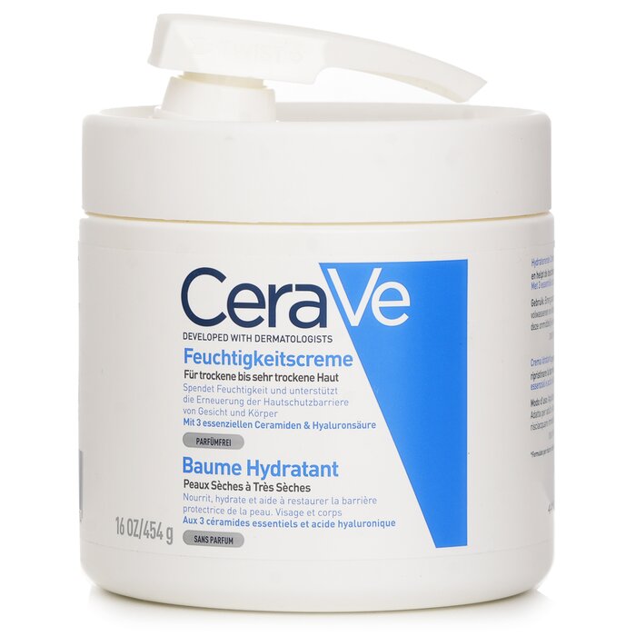 CeraVe Moisturising Cream For Dry to Very Dry Skin (With Pump) 454g
