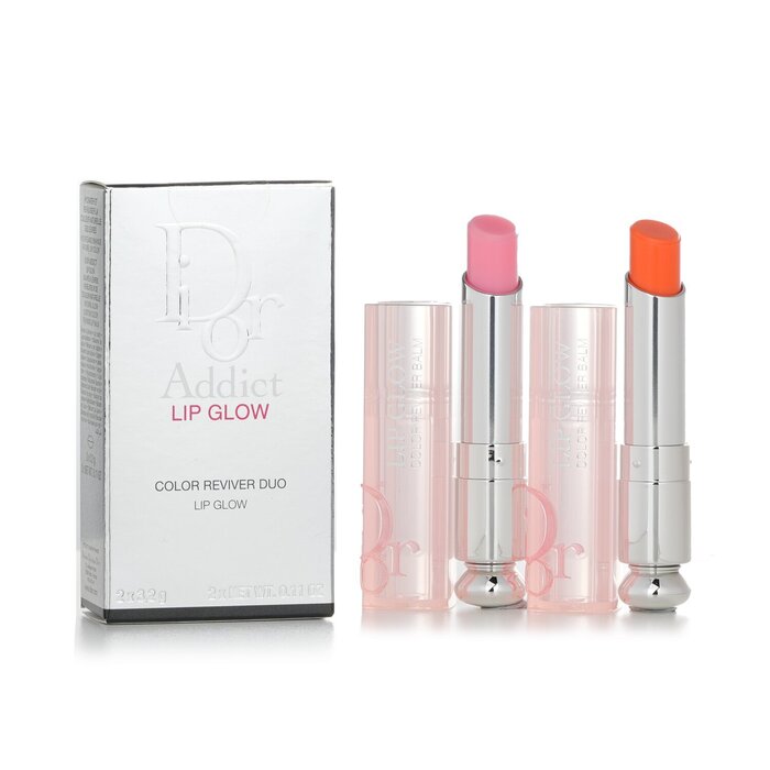 Christian Dior Addict Lip Glow Duo Set 2Pcs