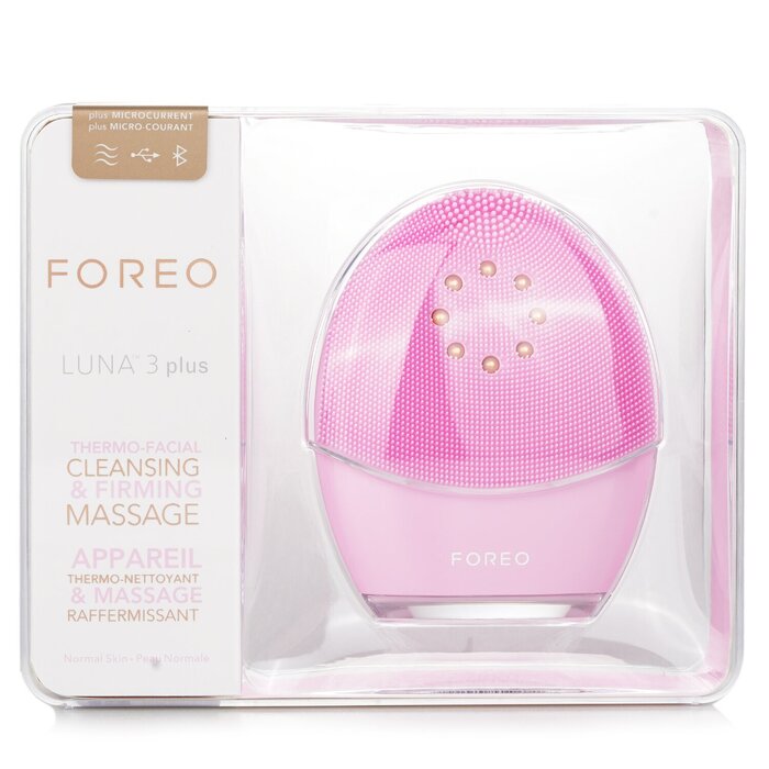 FOREO Luna 3 Plus Thermo Facial Cleansing &amp; Firming Massager (Normal Skin) 1PC