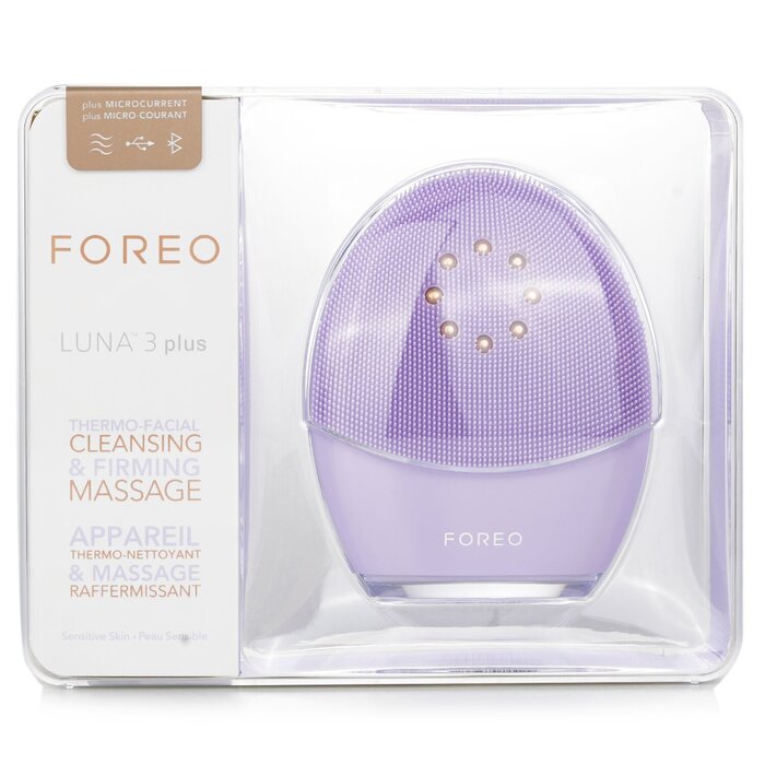 FOREO Luna 3 Plus Thermo Facial Cleansing &amp; Firming Massager (Sensitive Skin) 1PC
