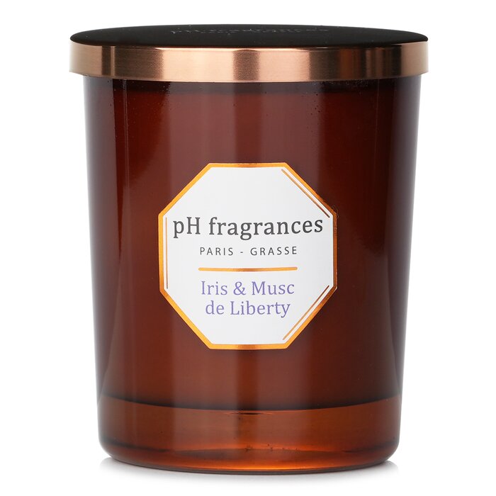 pH fragrances Scented Candle Iris &amp; Musc de Liberty 180g