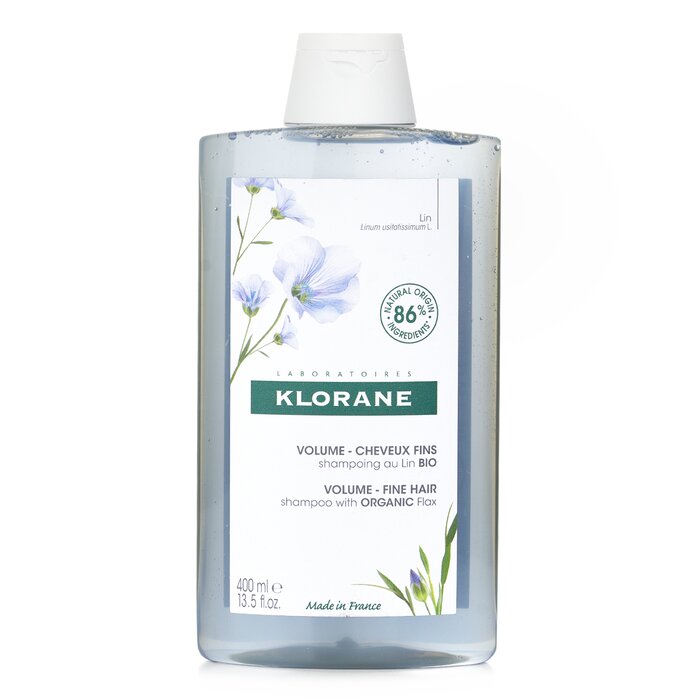 Klorane Shampoo With Organic Flax (Volume Fine Hair) 400ml