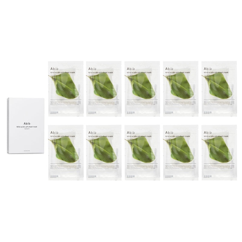 Abib Mild Acidic pH Sheet Mask Heartleaf Fit 30mlx10pcs