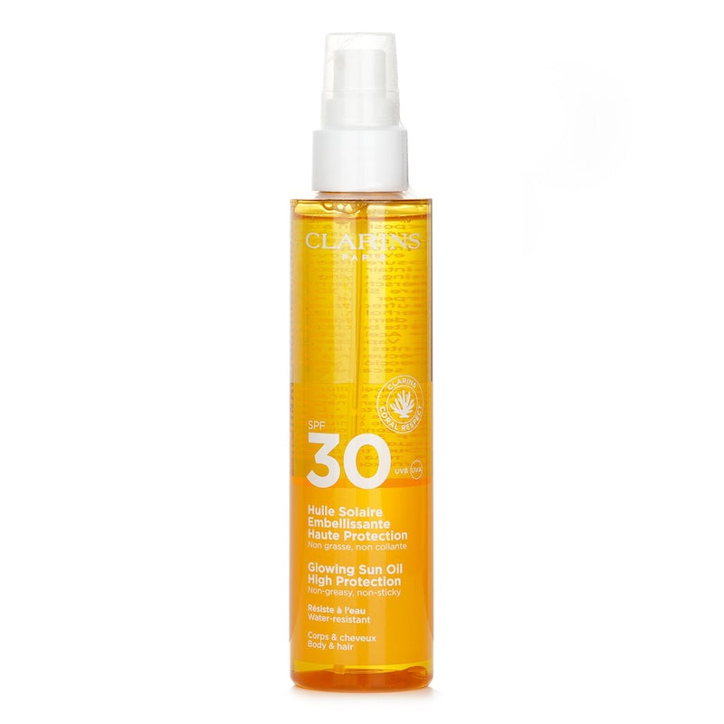 Clarins Glowing Sun Body Oil High Protection SPF 30 150ml