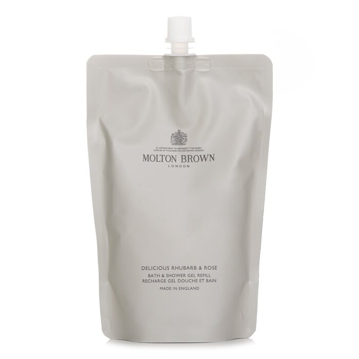 Molton Brown Delicious Rhubarb &amp; Rose Bath &amp; Shower Gel Refill 400ml