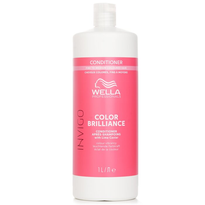 Wella Invigo Color Brilliance Conditioner With Lime Caviar Fine To Medium Colored Hair 1000ml